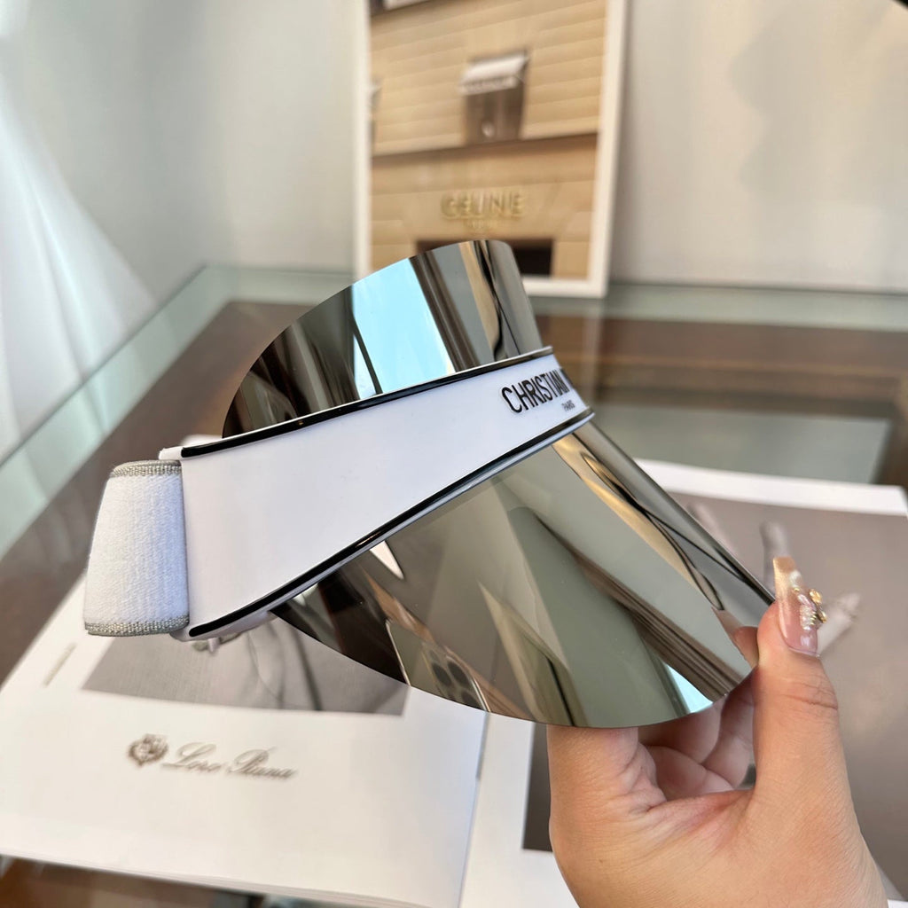 Silver Mirror Shield Visor