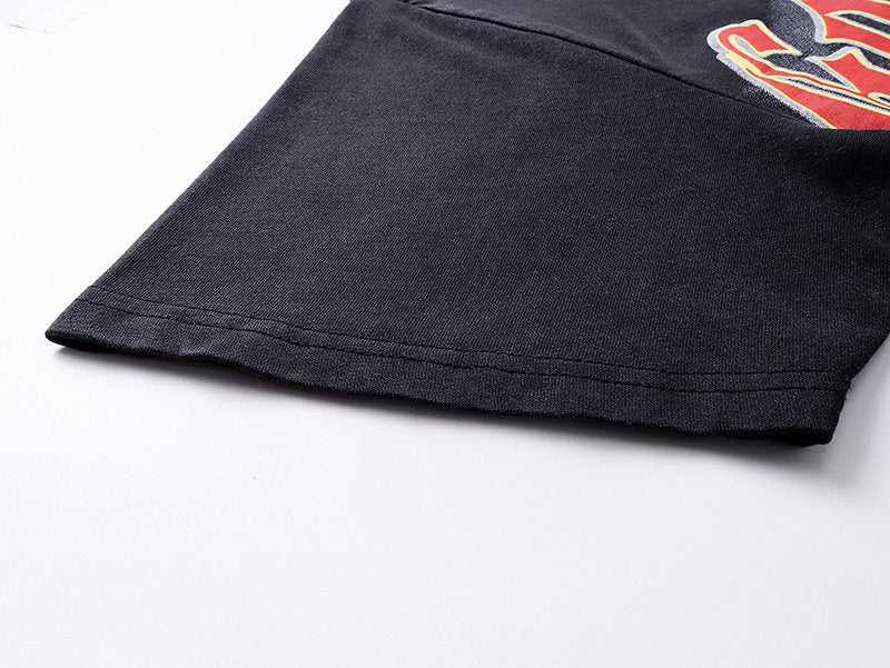 Godspeed Dog & Moon Graphic Washed T-Shirt — detail
