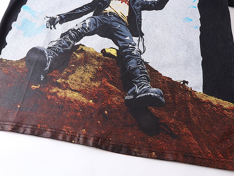 Godspeed Washed Rock Graphic T-Shirt — detail