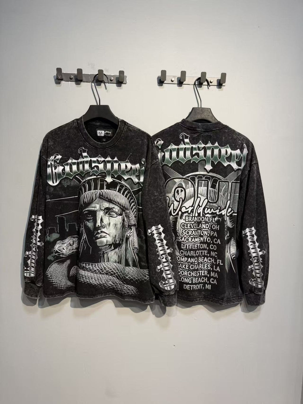 Godspeed Worldwide Tour Graphic Long-Sleeve T-Shirt — context