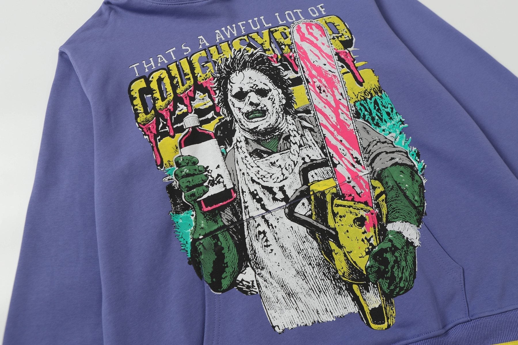 THAT'S A AWFUL LOT OF COUGH SYRUP Tomorrow Star Graphic Hoodie — detail