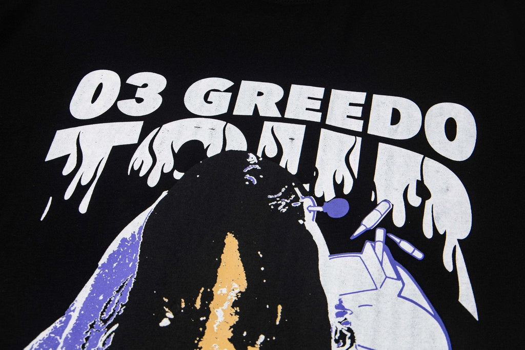THAT'S A AWFUL LOT OF COUGH SYRUP Portrait Tour Graphic T-Shirt — detail