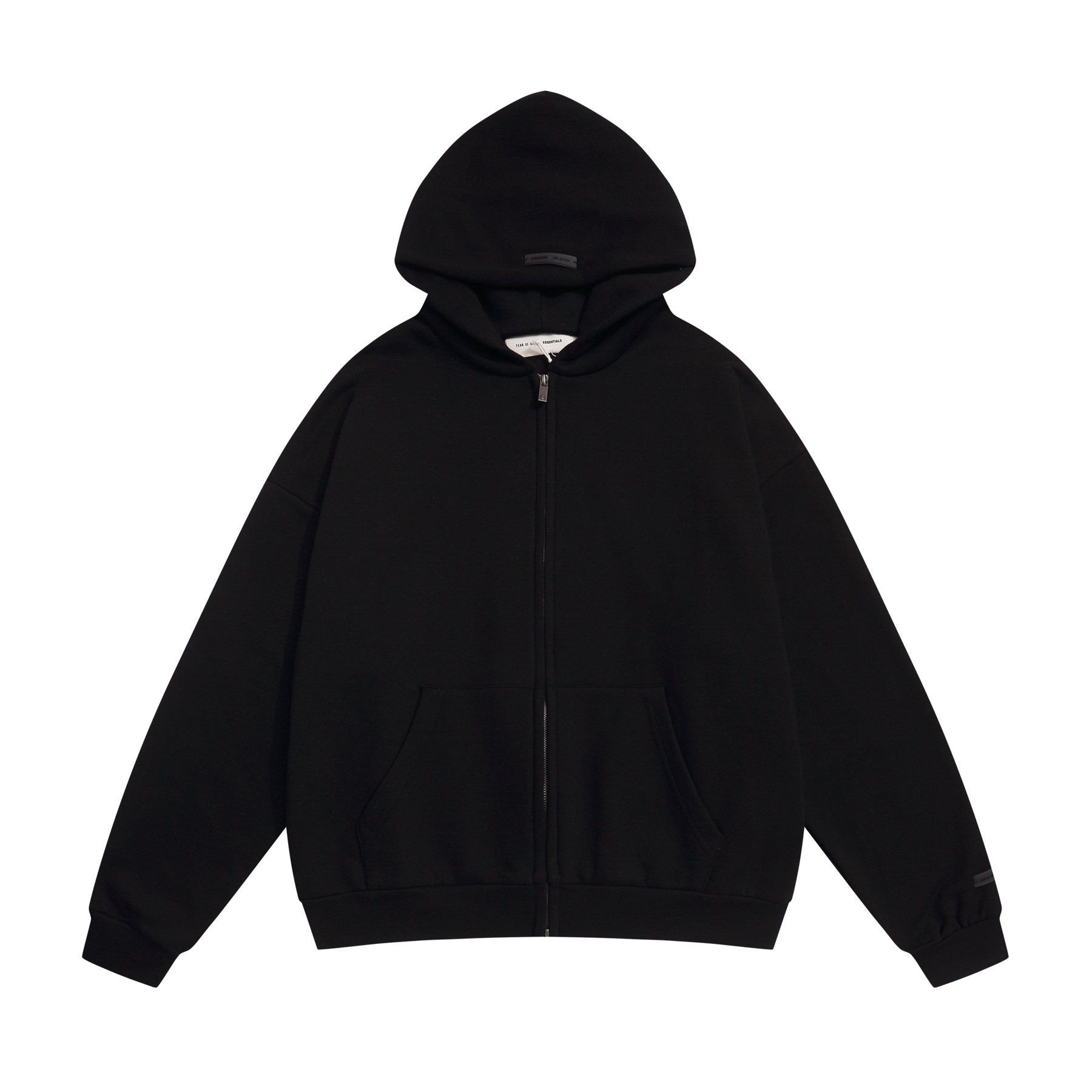 Fear of God Essentials Full-Zip Graphic Hoodie — front