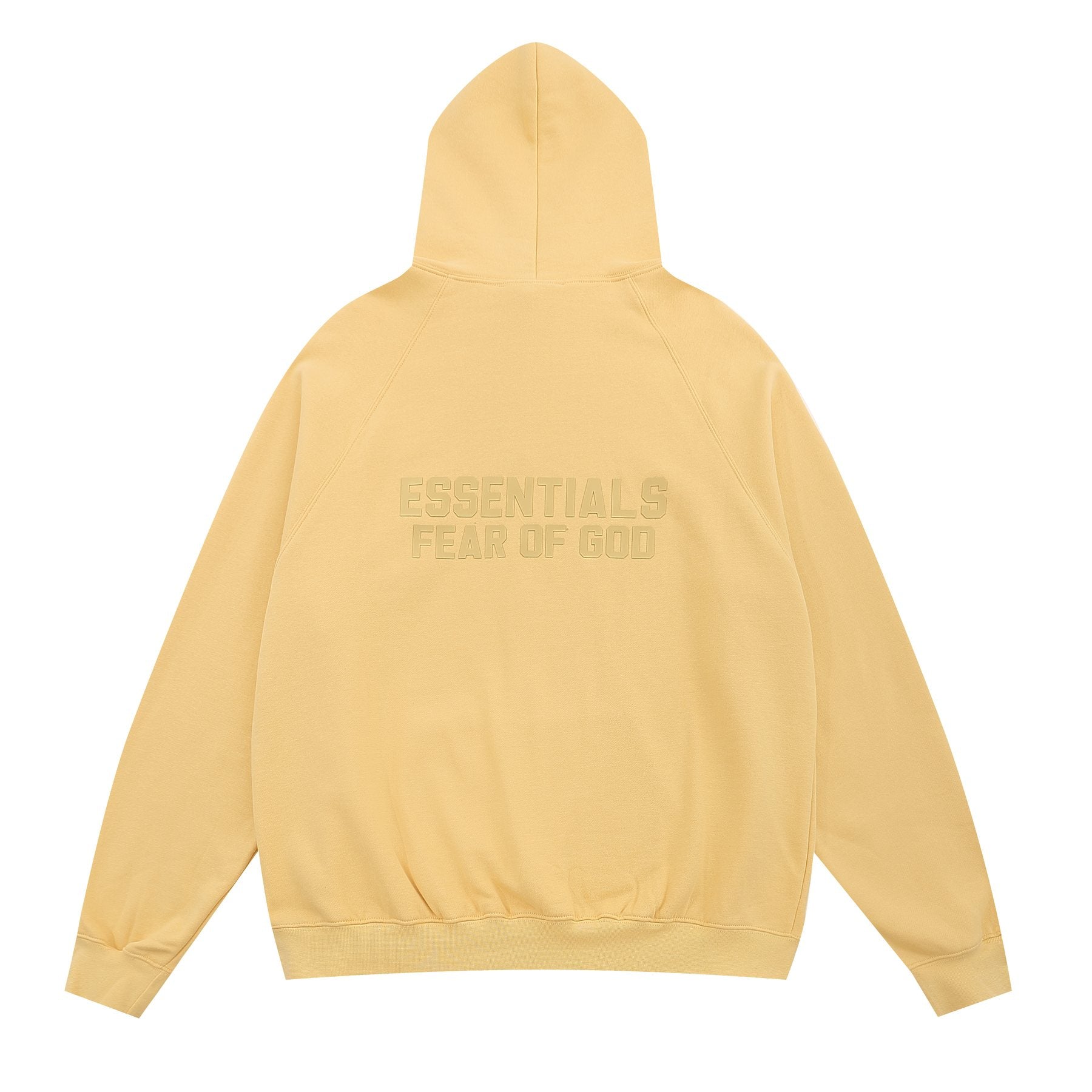Essentials Fear of God Tonal Logo Full-Zip Hoodie — back