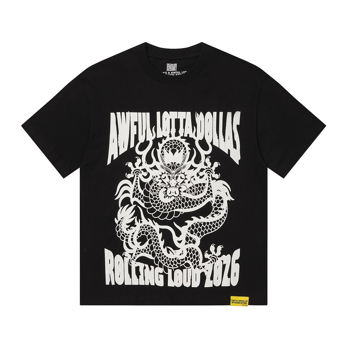 THAT'S A AWFUL LOT OF COUGH SYRUP P47 Graphic Black Short-Sleeve T-Shirt — hero