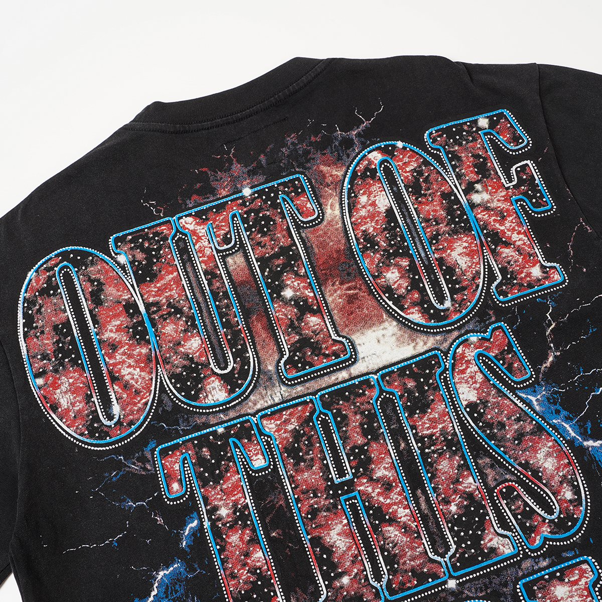 Godspeed Washed Black 2000 New York Graphic T-Shirt — detail