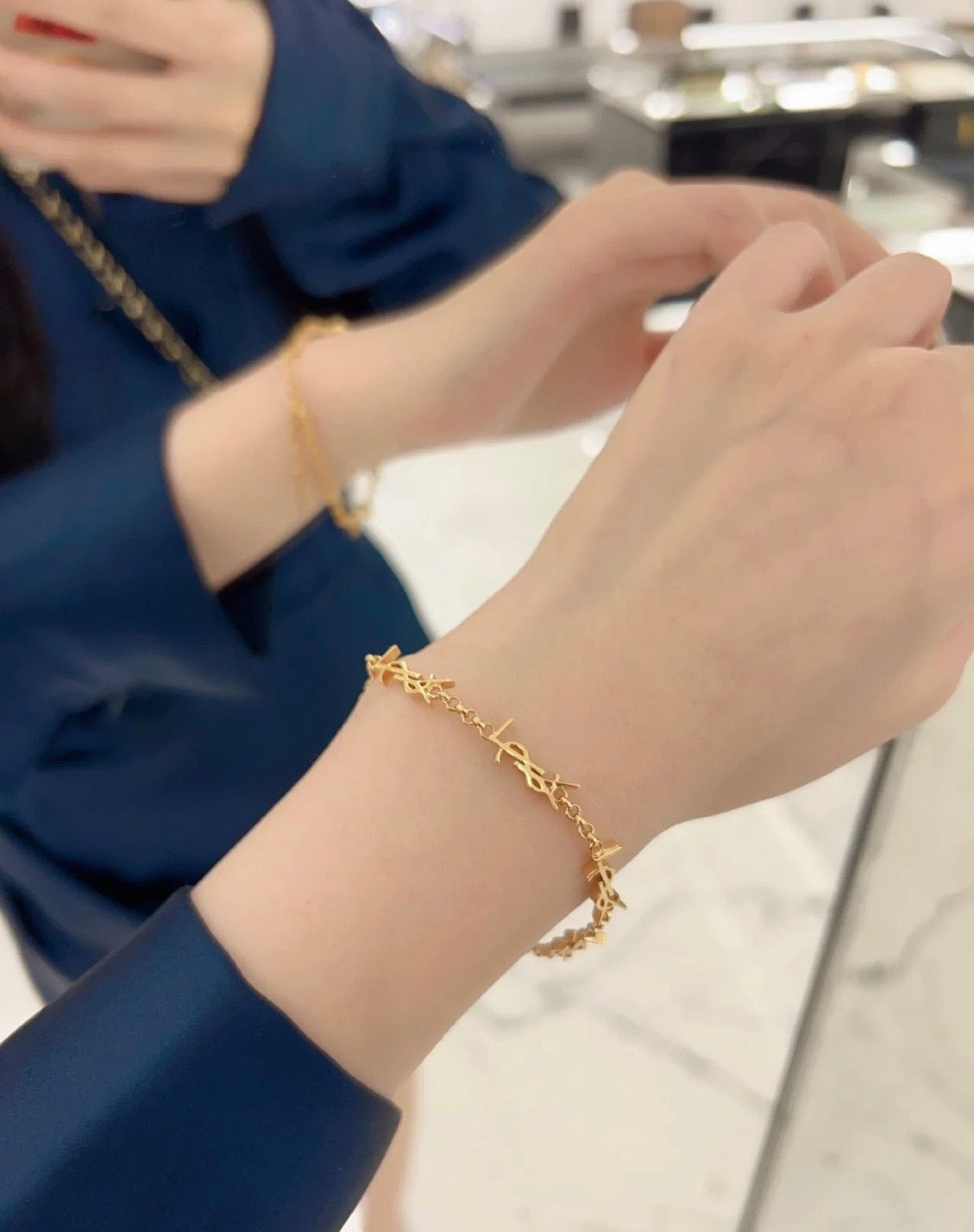 18K YSL Mini Cassan Bracelet