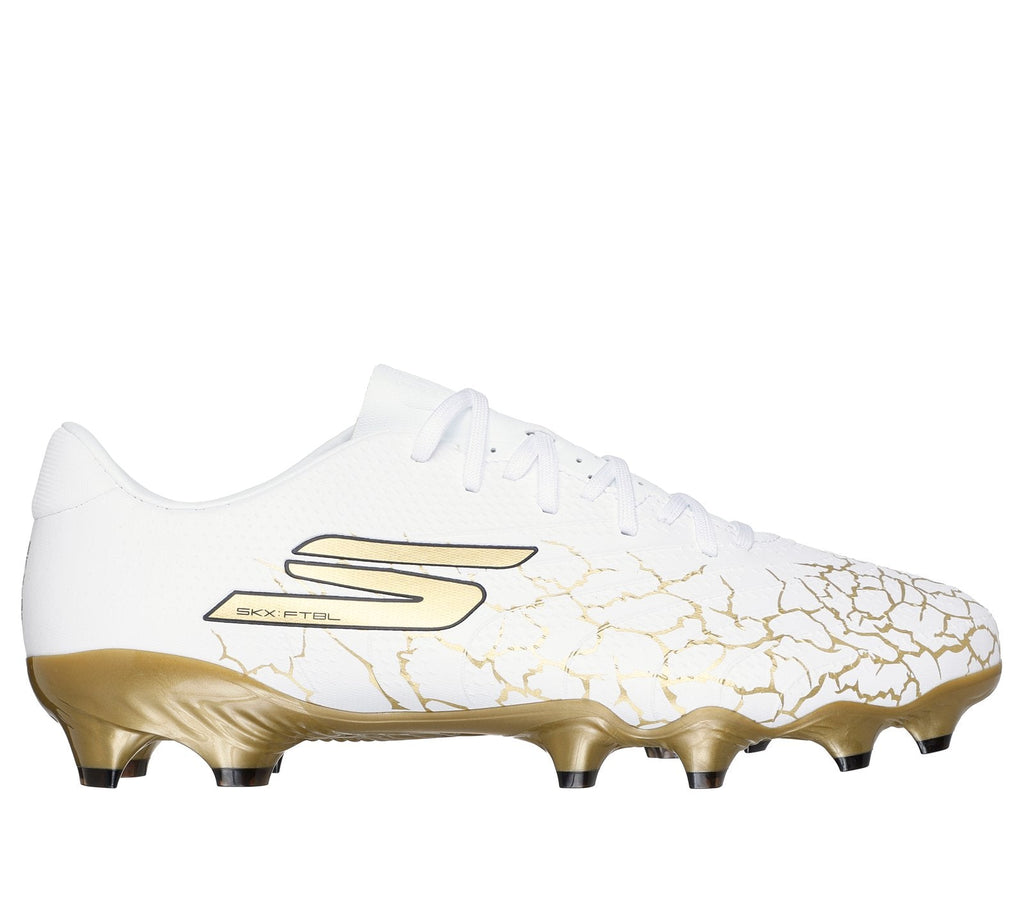Skechers SKX_ 1.5 Academy FG, WHITE / BLACK / GOLD