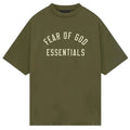 Fear of God Essentials Jersey Crewneck T-Shirt Military