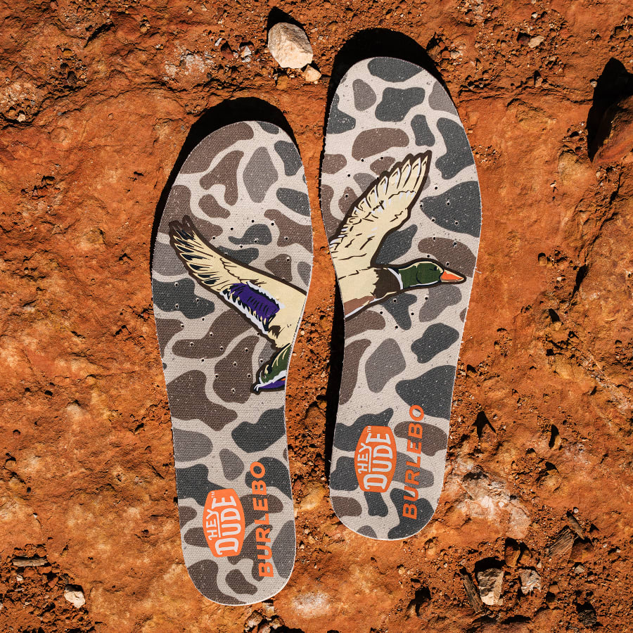 HEYDUDE X BURLEBO Wally Funk Deer Camo